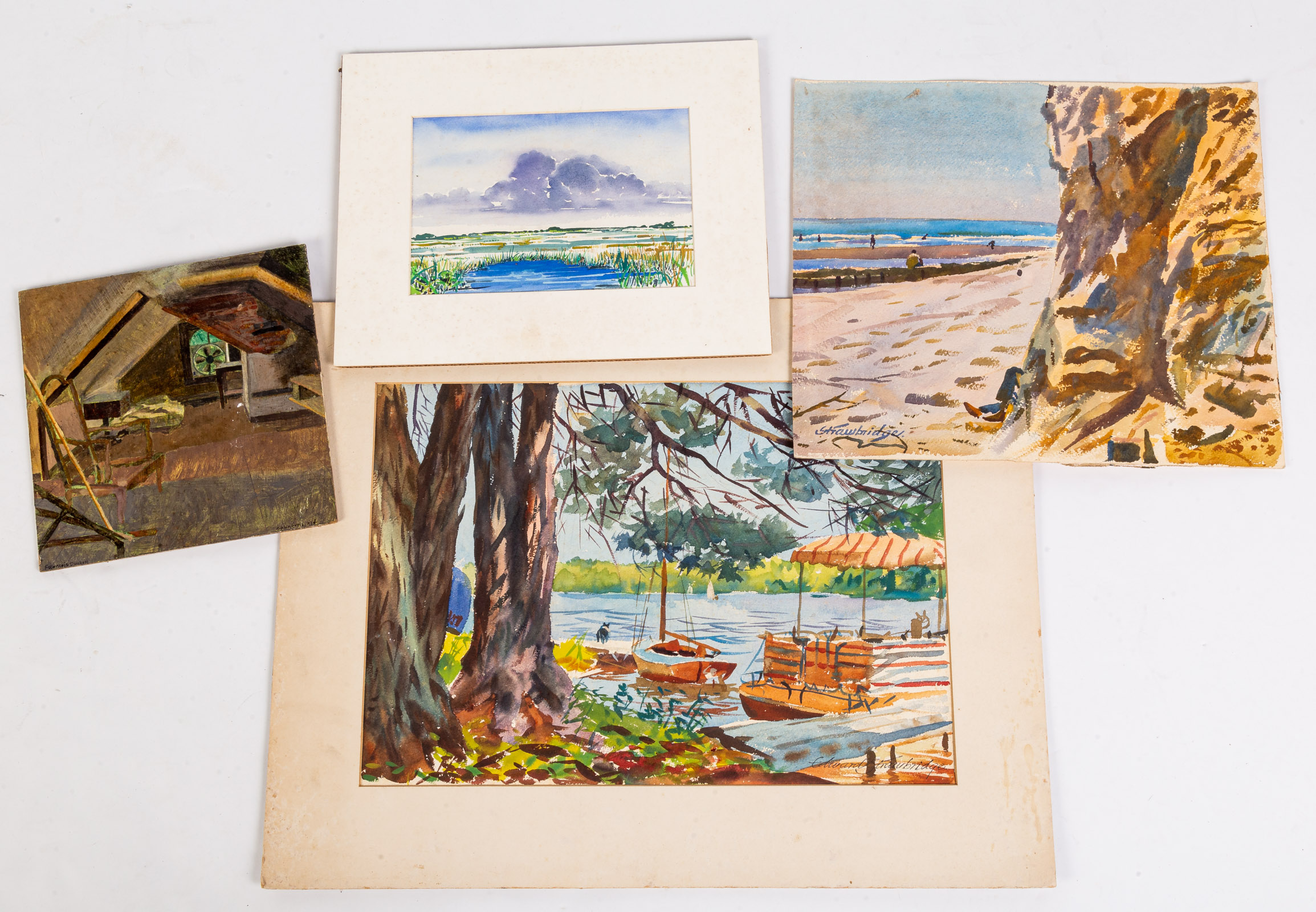 COLLECTION OF FOUR PAINTINGS