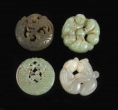 COLLECTION OF FOUR ROUND HARDS