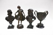 COLLECTION OF FOUR SCULPTURAL