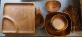 COLLECTION OF FOUR TEAK MID-CE