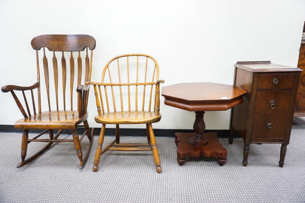 COLLECTION OF FOUR WOOD
