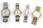 COLLECTION OF FOUR WRISTWATCHE