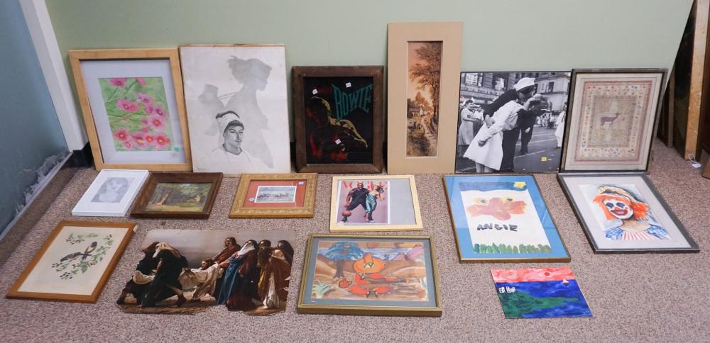 COLLECTION OF FRAMED AND UNFRAMED