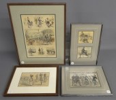 Collection of framed disbound