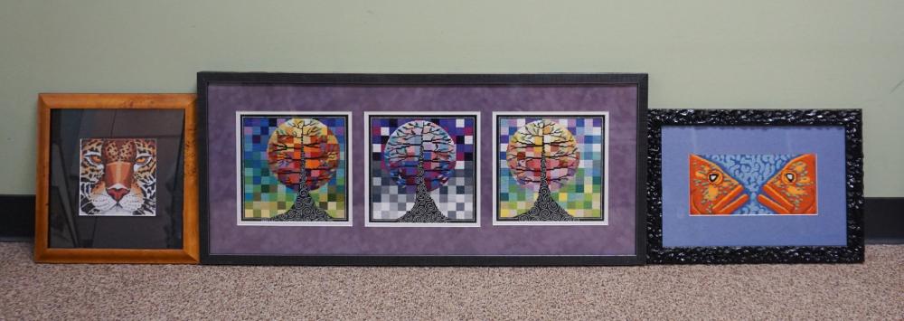 COLLECTION OF FRAMED EMBROIDERIES