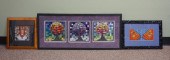 COLLECTION OF FRAMED EMBROIDER