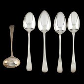 COLLECTION OF GEORGE III SILVE