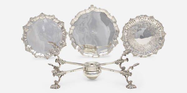 . collection of Georgian silver.