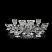 COLLECTION OF GLASS AND CUT GL
