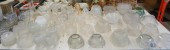 COLLECTION OF GLASS CHANDELIER
