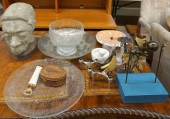 COLLECTION OF GLASS, CONCRETE