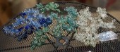 COLLECTION OF GLASS GRAPE CLUS