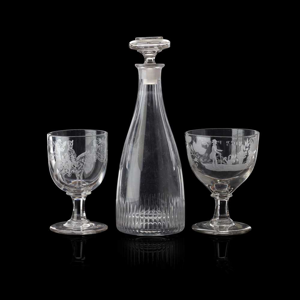 COLLECTION OF GLASS MOSTLY 19TH