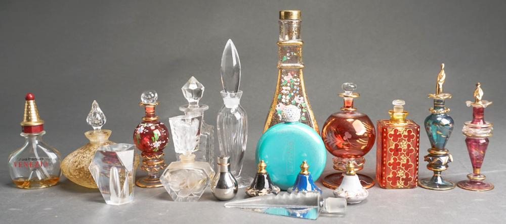 COLLECTION OF GLASS PERFUME