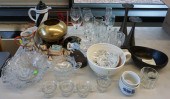 COLLECTION OF GLASS STEMWARE,
