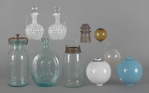 Collection of glass to include