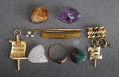 COLLECTION OF GOLD JEWELRY AND