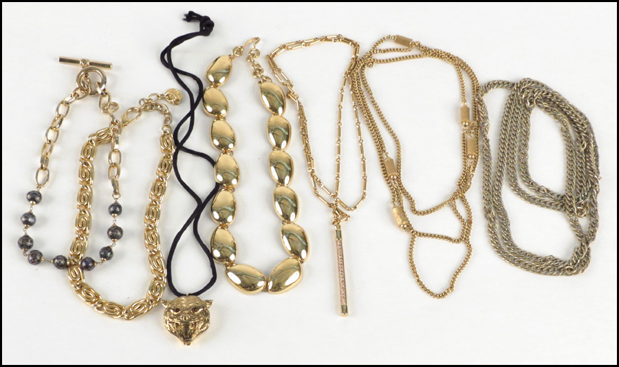 COLLECTION OF GOLD TONE