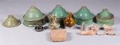 COLLECTION OF GREEN-GLAZED COO