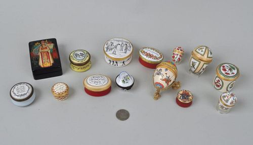 COLLECTION OF HALCYON DAYS ENAMEL &