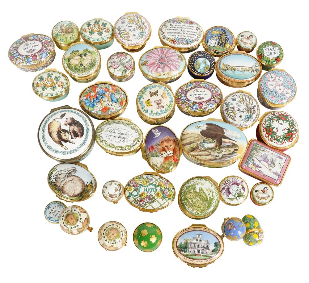 COLLECTION OF HALCYON DAYS ENAMEL