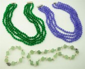 COLLECTION OF HARDSTONE BEAD J