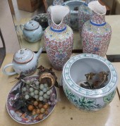 COLLECTION OF HARDSTONE GRAPE