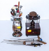 COLLECTION OF HATPINS, A HOLDE