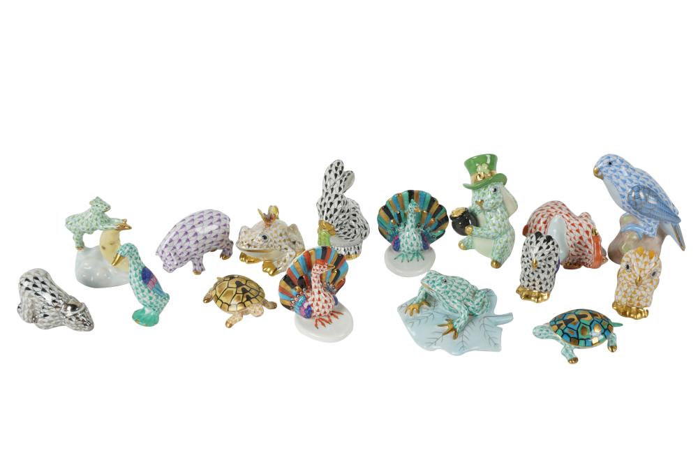 COLLECTION OF HEREND PORCELAIN