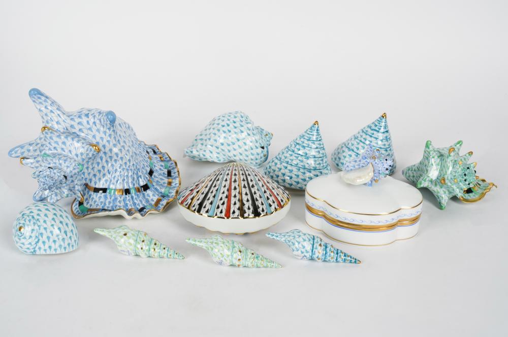 COLLECTION OF HEREND PORCELAIN