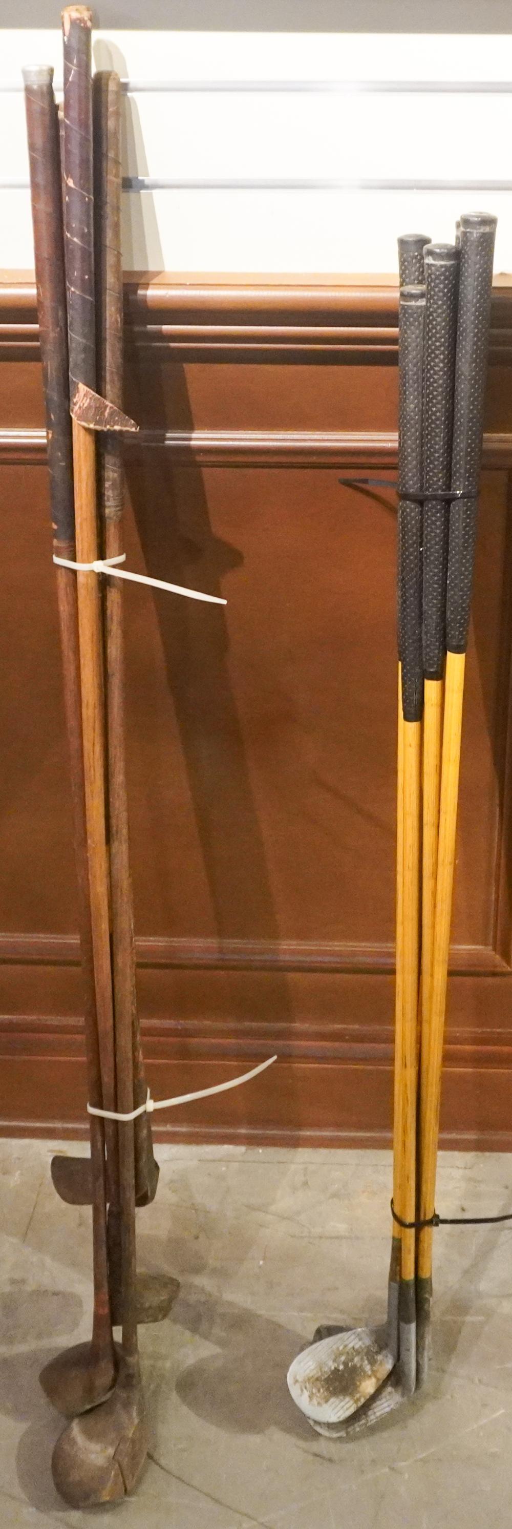 COLLECTION OF HICKORY SHAFT AND