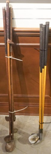COLLECTION OF HICKORY SHAFT AN