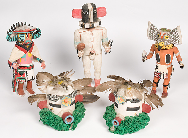 Collection of Hopi Katsinas lot