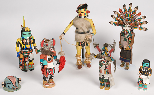 Collection of Hopi Katsinas lot