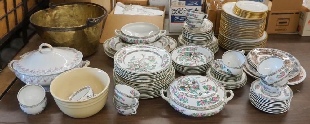COLLECTION OF INDIAN TREE PORCELAIN