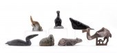 COLLECTION OF INUIT CARVED STO