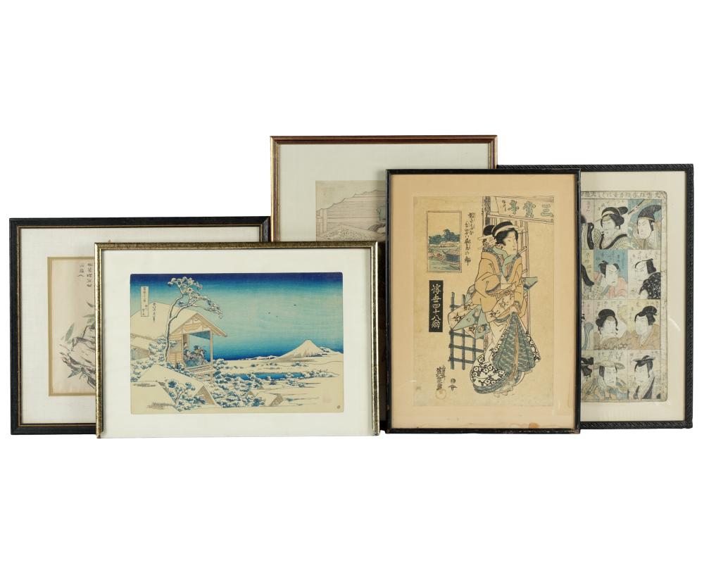 COLLECTION OF JAPANESE-COLORED