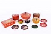 COLLECTION OF JAPANESE LACQUER