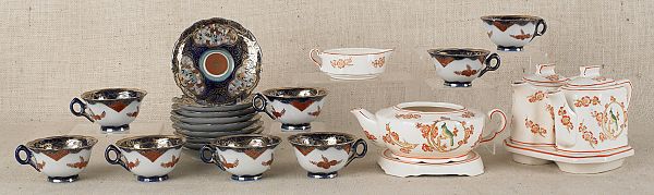 Collection of Japanese porcelain. ?