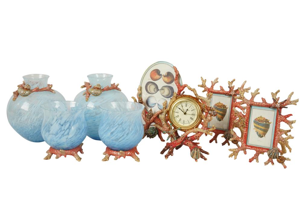 COLLECTION OF JAY STRONGWATER TABLE