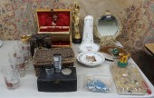 COLLECTION OF JEWELRY BOXES, P