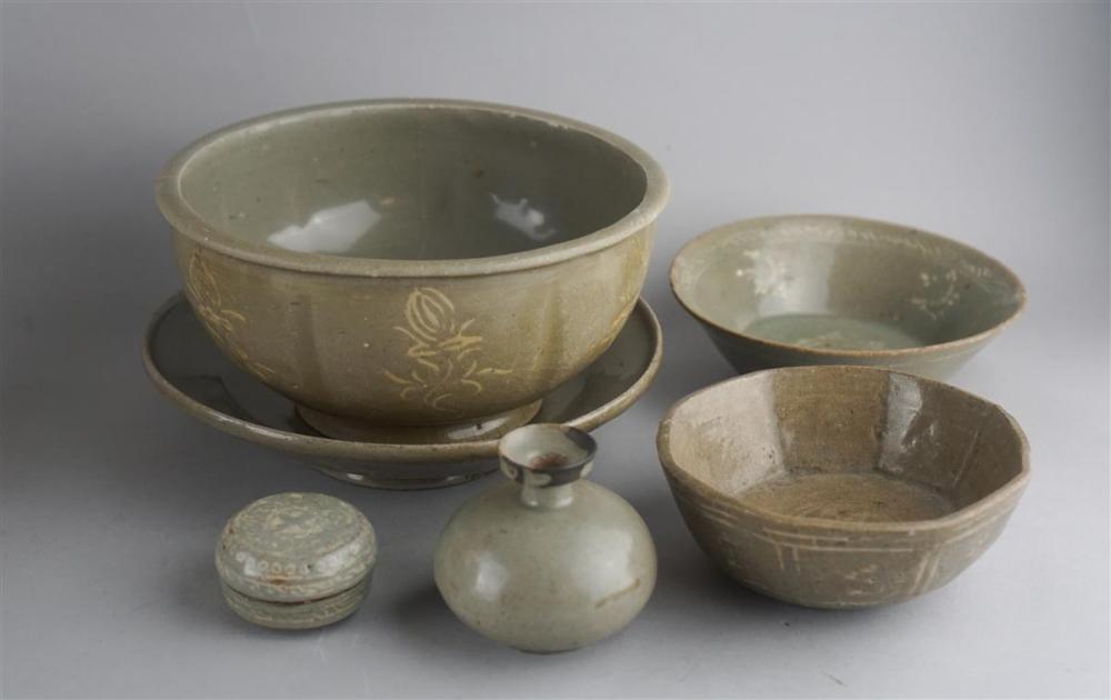 COLLECTION OF KOREAN CELADON WARES,