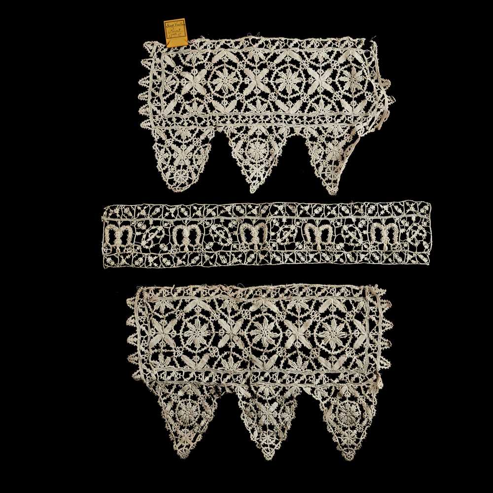 COLLECTION OF LACE including a