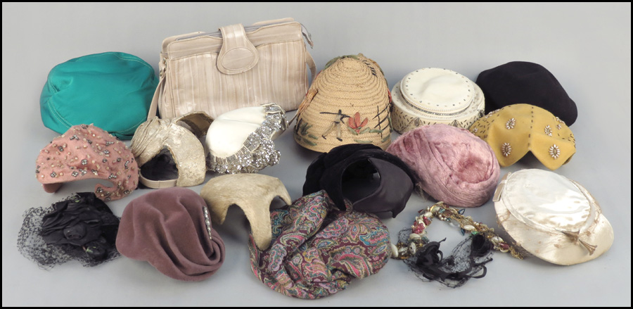 COLLECTION OF LADY'S HATS.