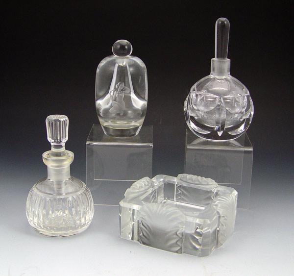 COLLECTION OF LALIQUE ASHTRAY &