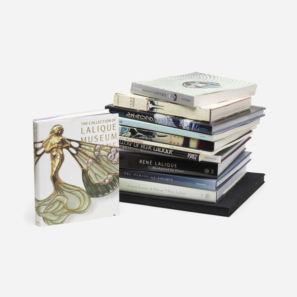 . Collection of Lalique books and