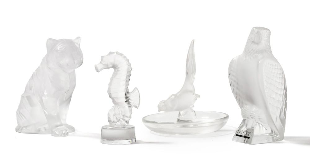 COLLECTION OF LALIQUE GLASS