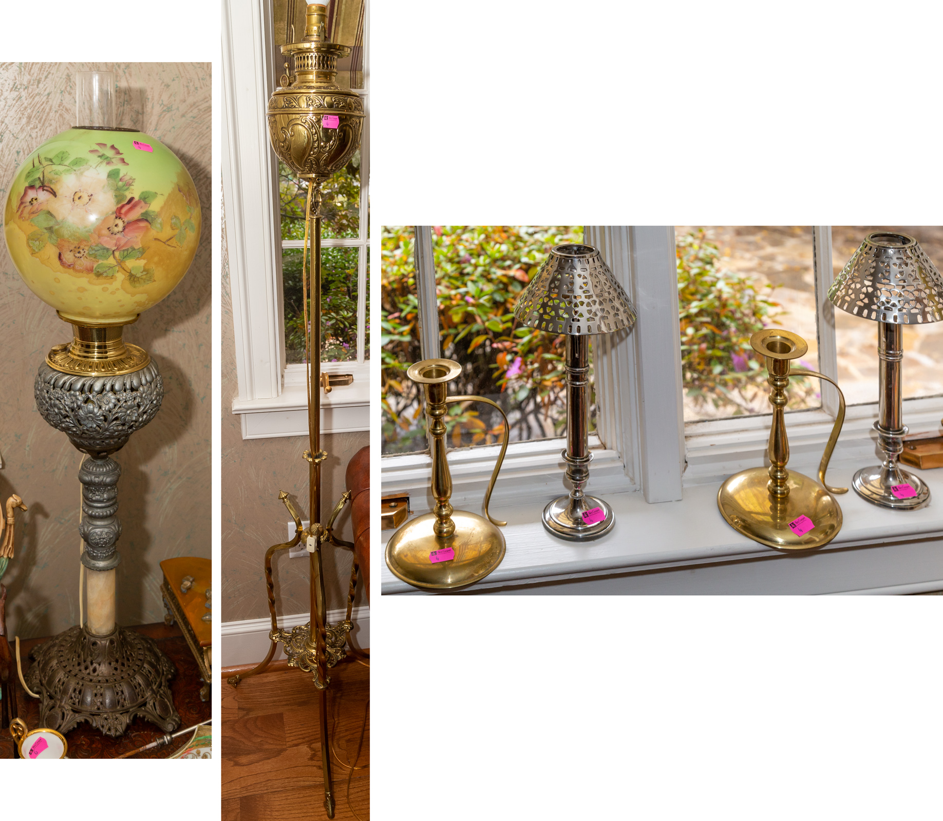 COLLECTION OF LAMPS &