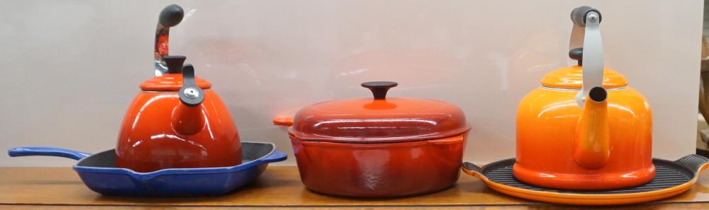 COLLECTION OF LE CREUSET ENAMEL