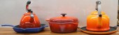 COLLECTION OF LE CREUSET ENAME